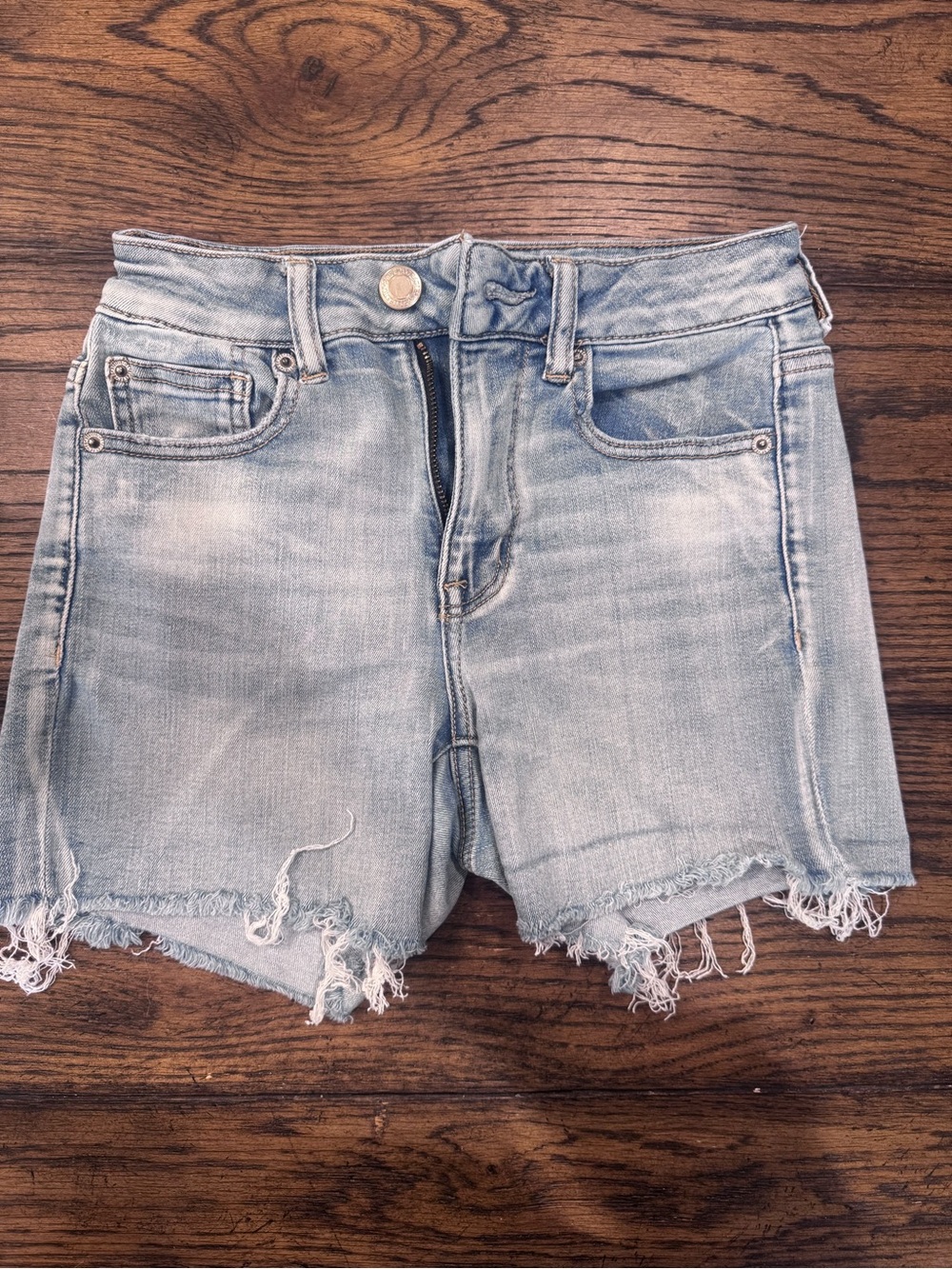 American Eagle next level stretch Light Wash Denim Shorts - Women's size 4